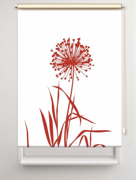 Rollo Allium 24 pfeffer blanco , Rollo, Motivrollo, Rollo mit Druck, Fotorollo, bedrucktes Rollo, Fensterrollo,verdunkelndes Rollo, Sonnenschutz Rollo